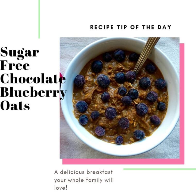 Chocolate Blueberry Oats