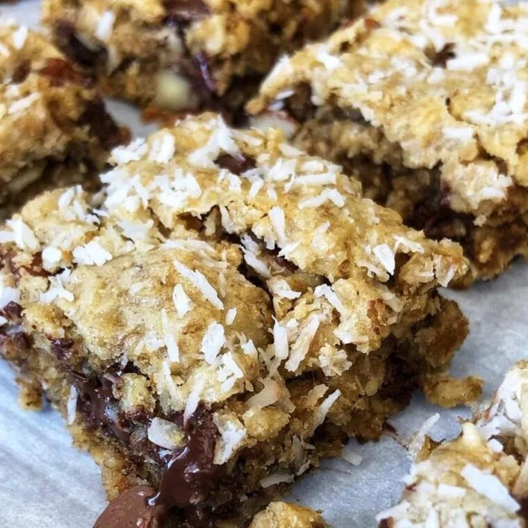 Coconut Chocolate Oatmeal Squares
