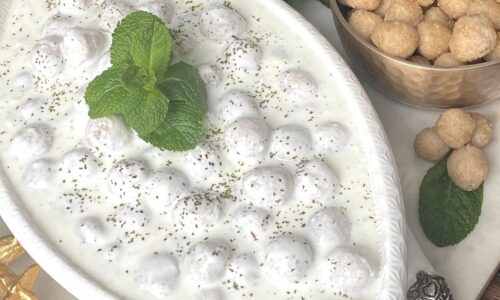 Dahareej B’laban (Cracked Wheat Bulgar Balls In Yogurt Sauce) - Food Recipes dari Bulgur