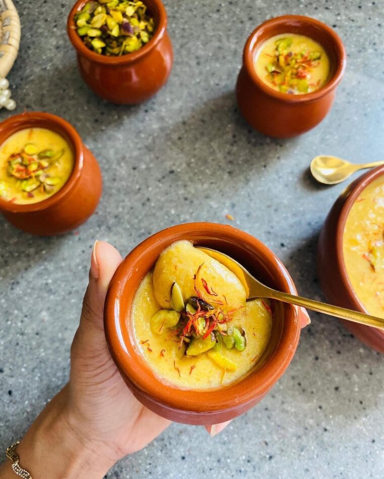 Decadent Mango Rice Pudding