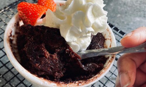 Easiest Malted Nutella Cake In A Microwave