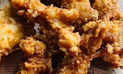 Easy Fried Chicken Strips With Extra Crunch Of Rice Flour