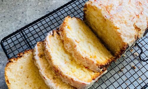 Eggless Coconut Loaf Cake