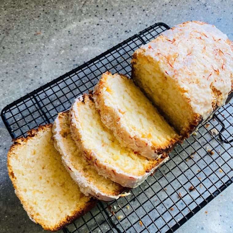 Eggless Coconut Loaf Cake