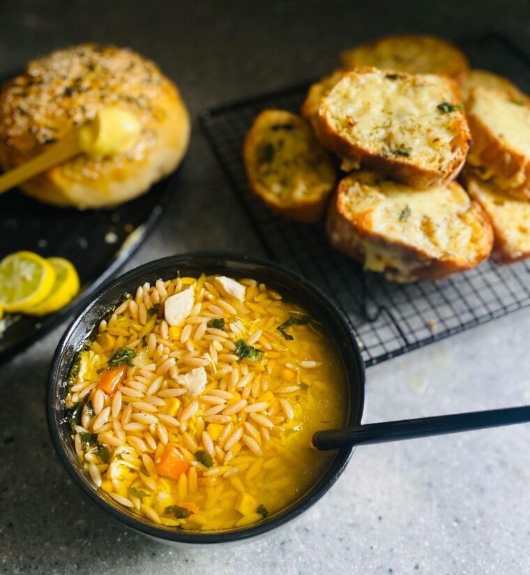 Egyptian Birds Tongue Soup (Orzo Soup)