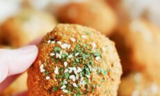 Fried Kani Kimchi Rice Balls