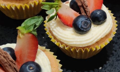 Fruity Vanilla Cupcakes