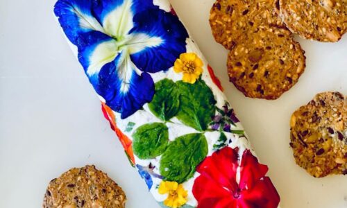 Goat Cheese With Edible Flowers - Cakes & Breads dari Mutton