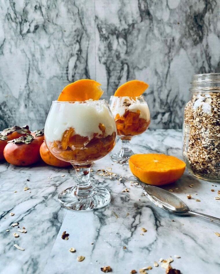 Greek Yogurt With Persimmon