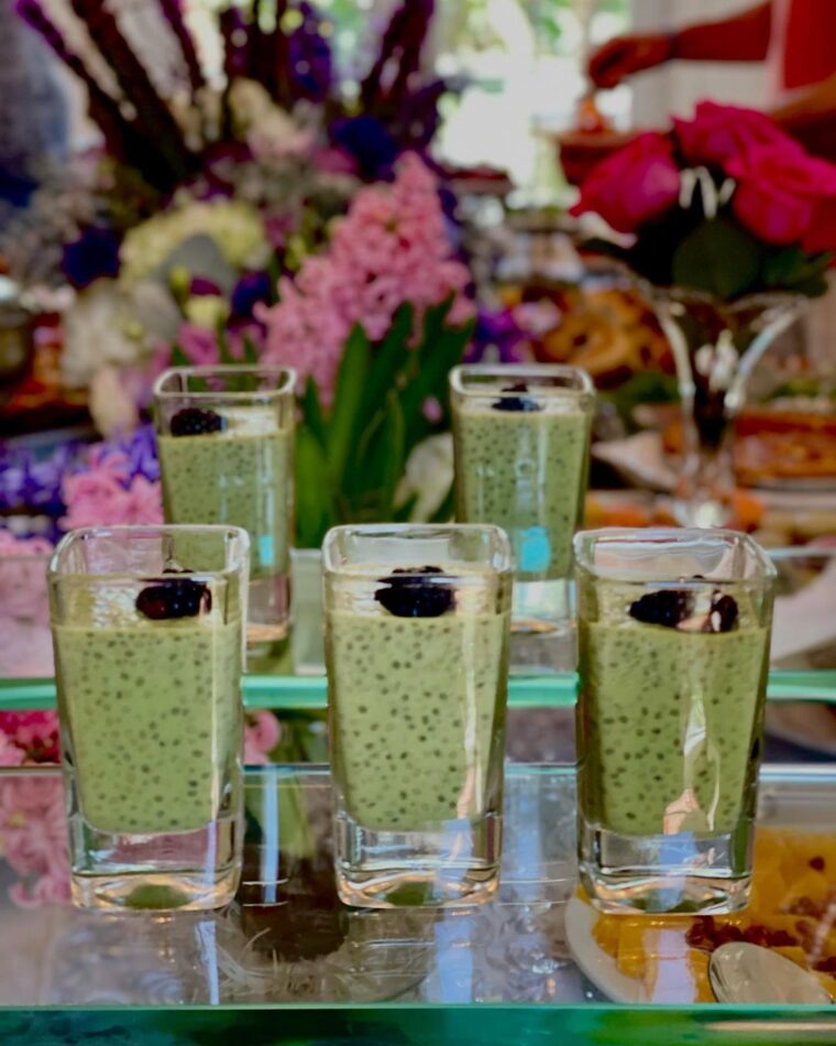 Matcha Tea Latte Chia Pudding