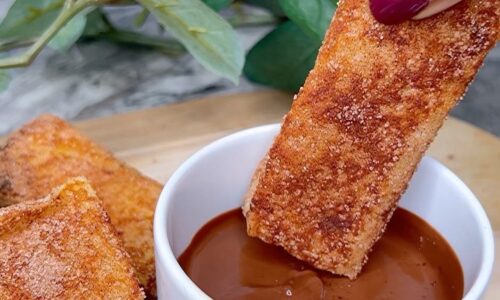 Nutella Stuffed French Toast Stick
