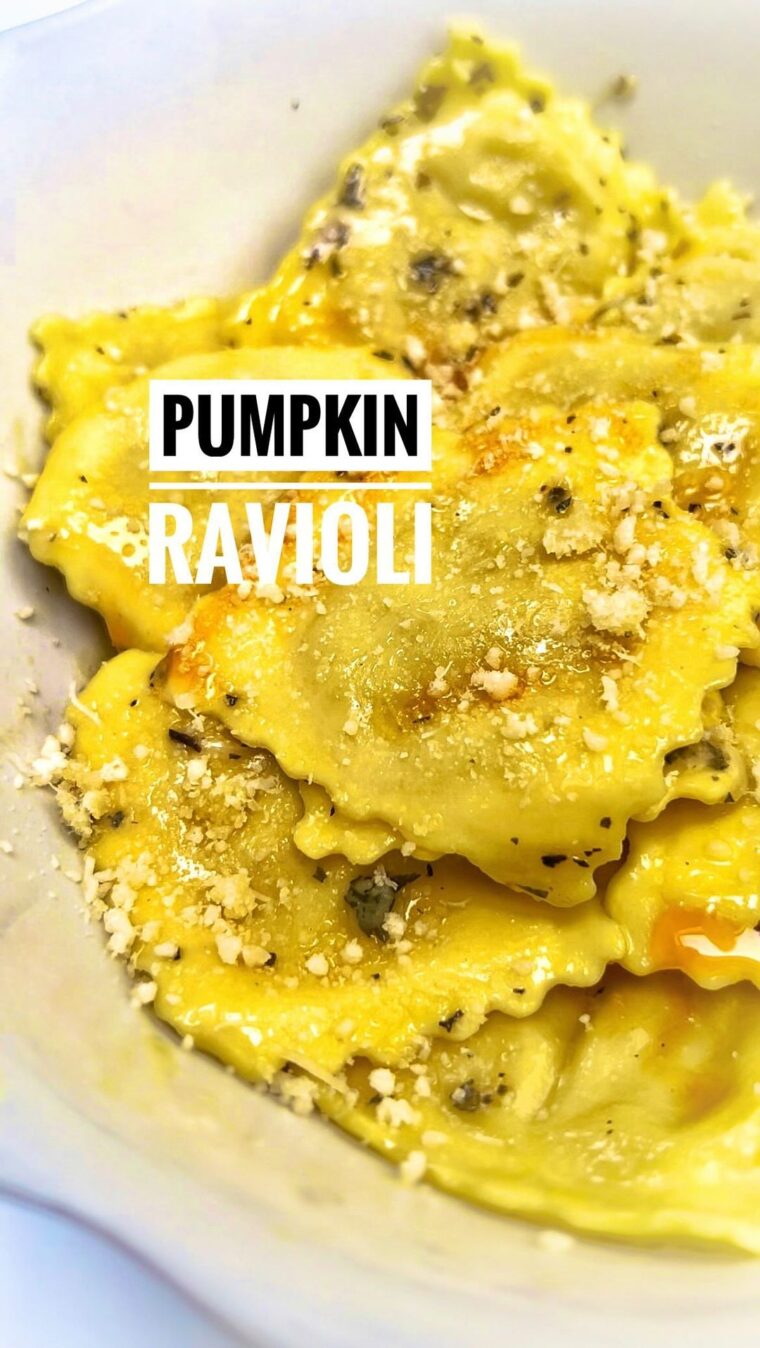 Pumpkin Ricotta Ravioli