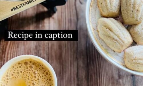 Spiced Chai Latte With Chai Spiced Madeleines