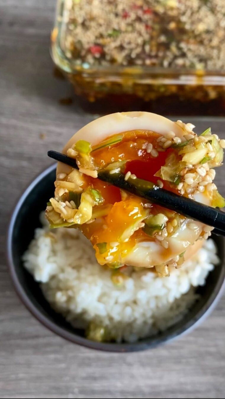 Spicy Marinated Eggs