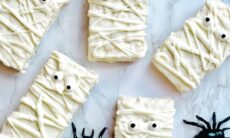 Spooky Mummy Rice Krispy Treats