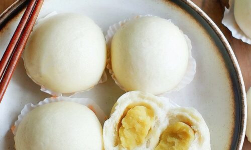 Steamed Mung Bean Buns - Cake & Bread Recipes dari Beans