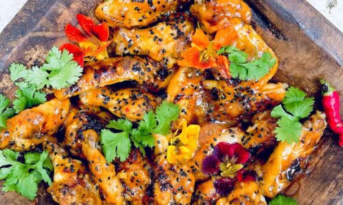 Superbowl Sweet And Spicy Orange Chicken Wings