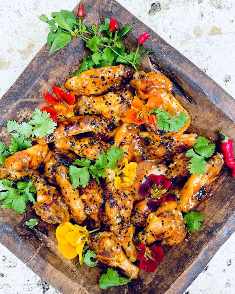 Superbowl Sweet And Spicy Orange Chicken Wings