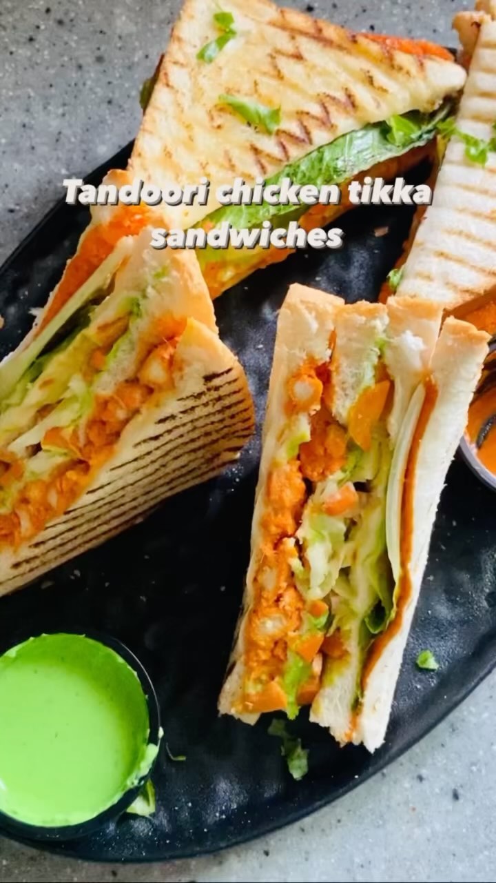 Tandoori Chicken Tikka Sandwiches