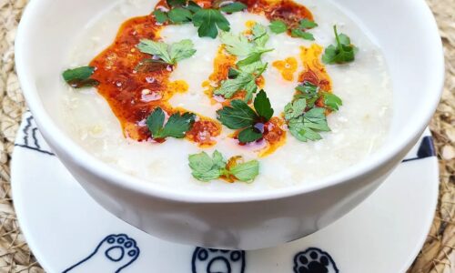 Tavuklu Keşkek (Turkish Wheat Porridge With Chicken)