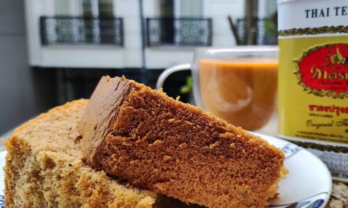 Thai Milk Tea Chiffon Cake