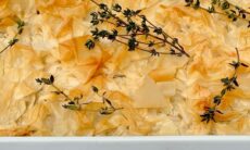 Turkey & Vegetable Pot Pie With A Crunchy Filo Pastry Crust