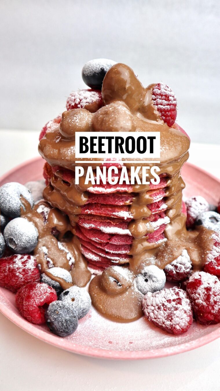 Vegan Beetroot Pancakes