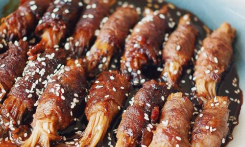 Beef Enoki Rolls