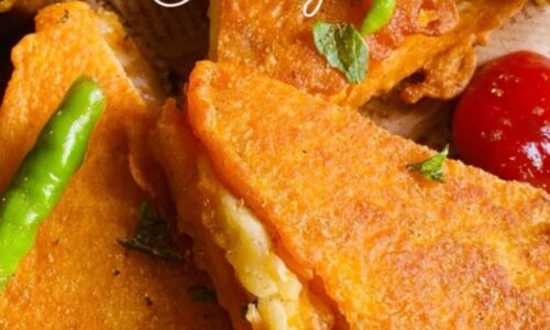 Crispy Potatoes Stuffed Bread Pakora - Food Recipes dari Oat