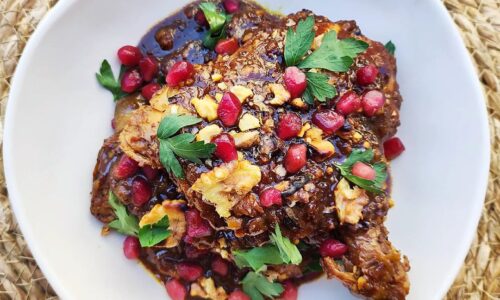 Fesenjãn (Persian Pomegranate & Walnut Chicken Stew)