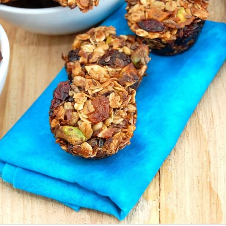 Fruit And Nut Granola Snack Bites