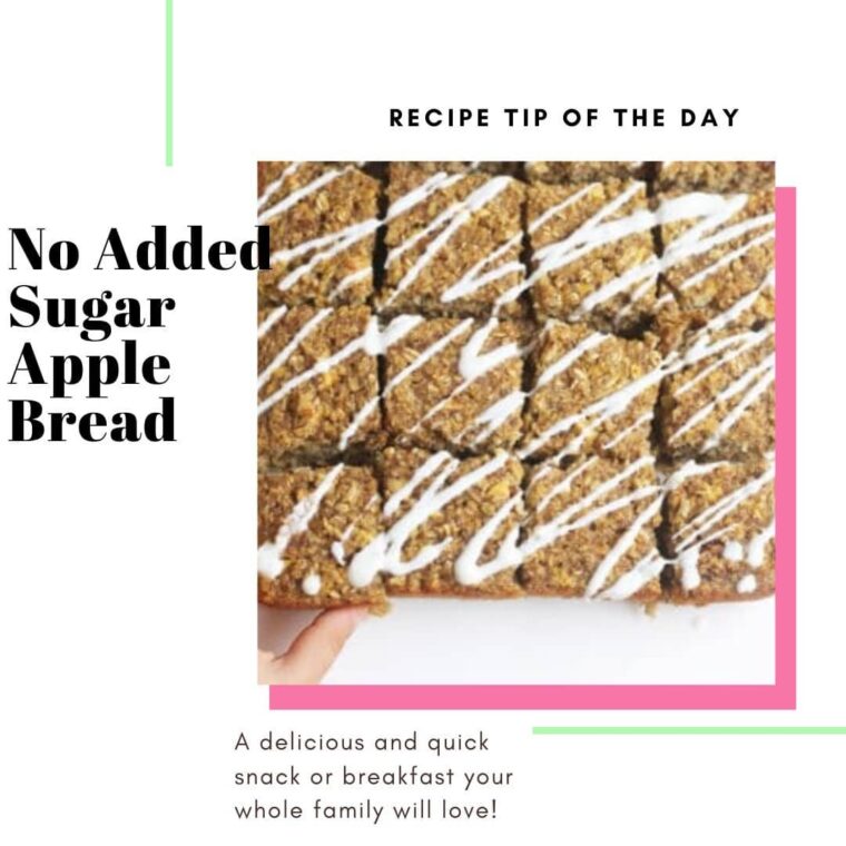 No Sugar Apple Bread