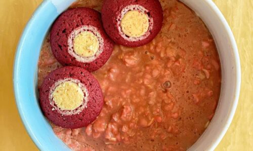 Red Velvet White Chocolate Oats