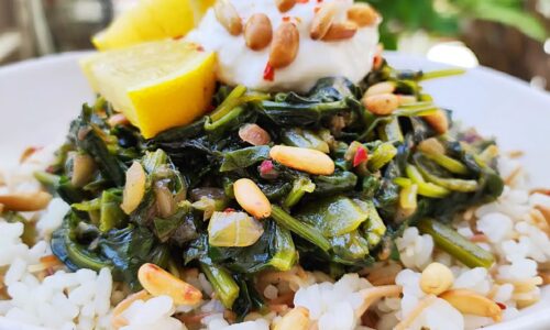 Sabanekh Wa Riz (Lebanese Spinach Stew) - Food Recipes dari Spinach