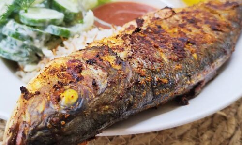 Samak Mashwi (Arabic Spiced Fish)