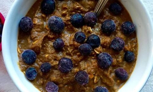 Sugar Free Chocolate Blueberry Oats - Snacks & Sweets dari Blueberry