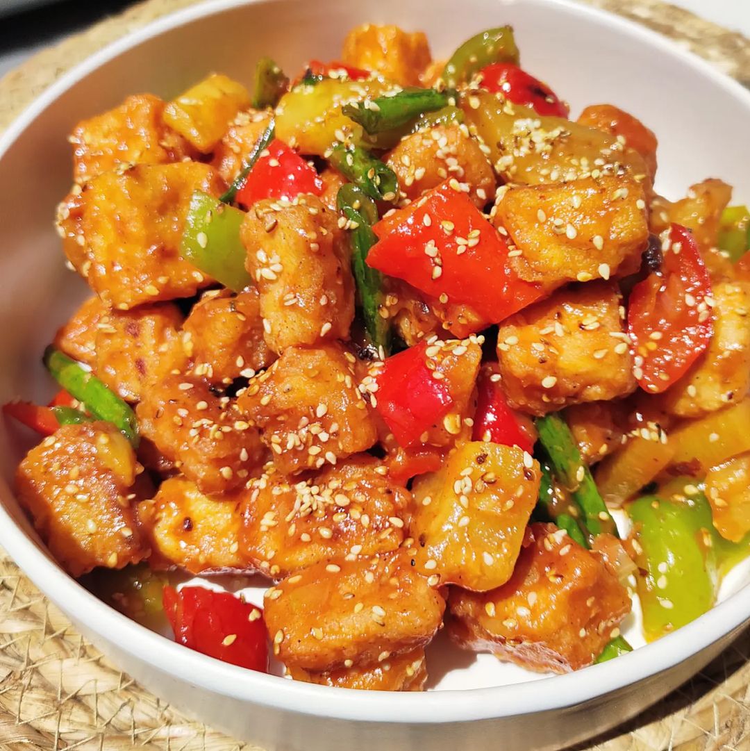 Sweet & Sour Tofu from @wondernonieskitchen - ResepMamiku.com