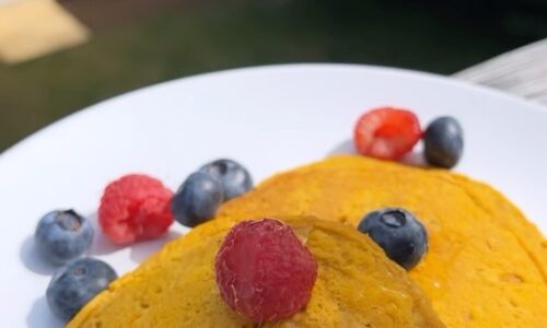 Vegan Pumpkin Protein Pancakes