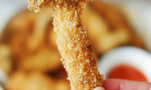 Fried King Oyster Mushrooms