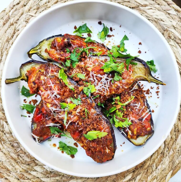 Italian Stuffed Eggplants