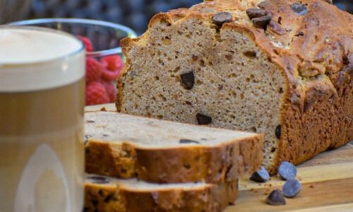 Peanut Butter Bread With Dark Chocolate Chips