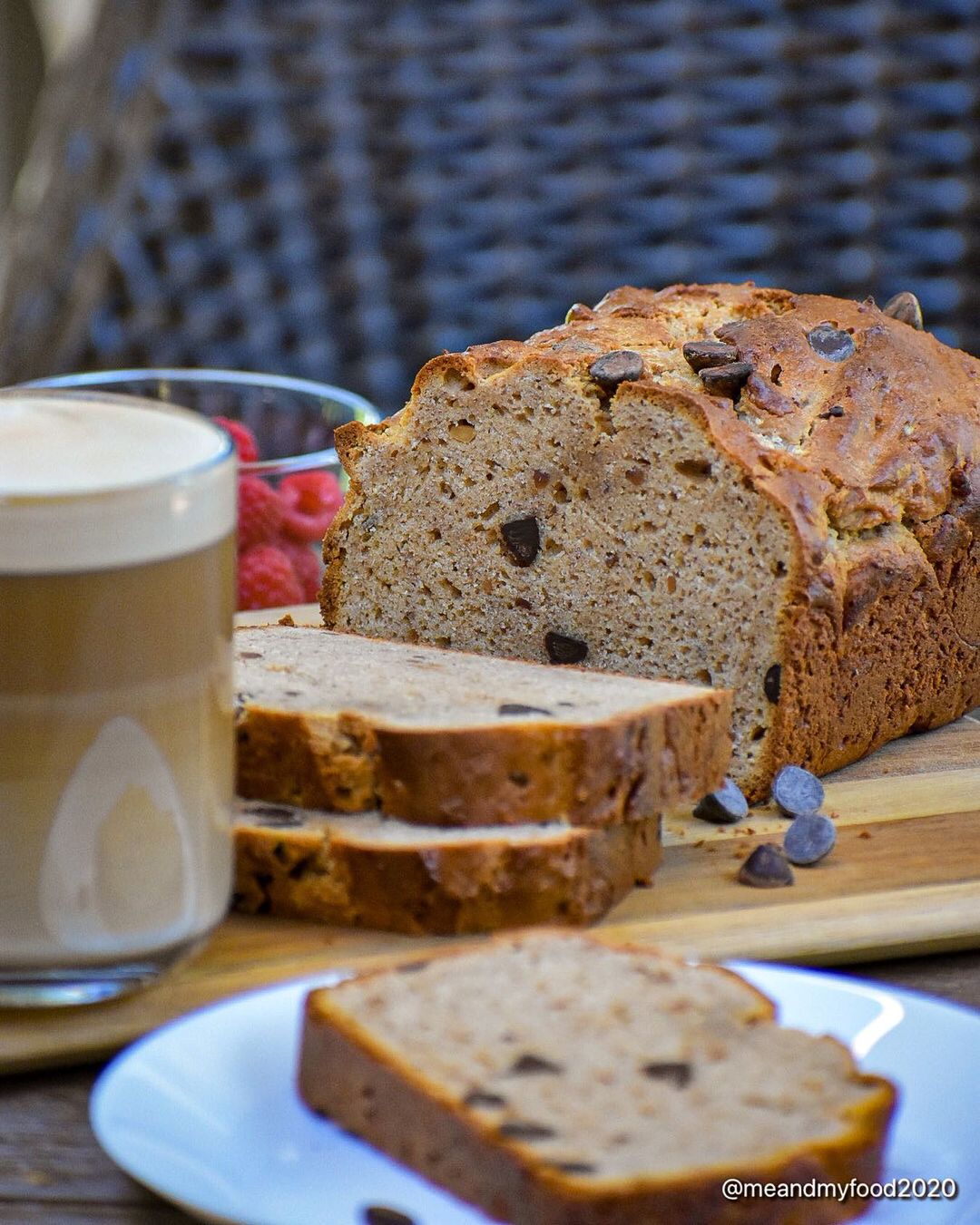 Peanut Butter Bread With Dark Chocolate Chips from meandmyfood2020