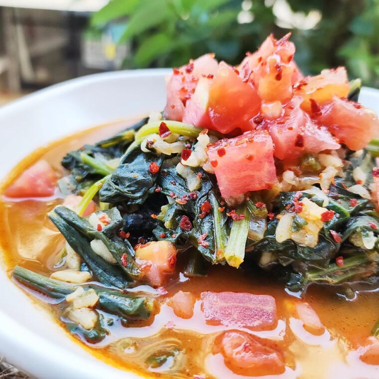 Pirinçli Ispanak (Turkish Rice & Spinach)