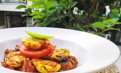 Tomato Egg Curry (Anda Masala)