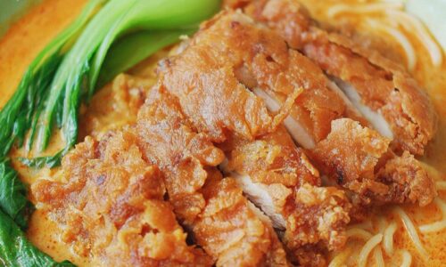 Fried Chicken Curry Noodle