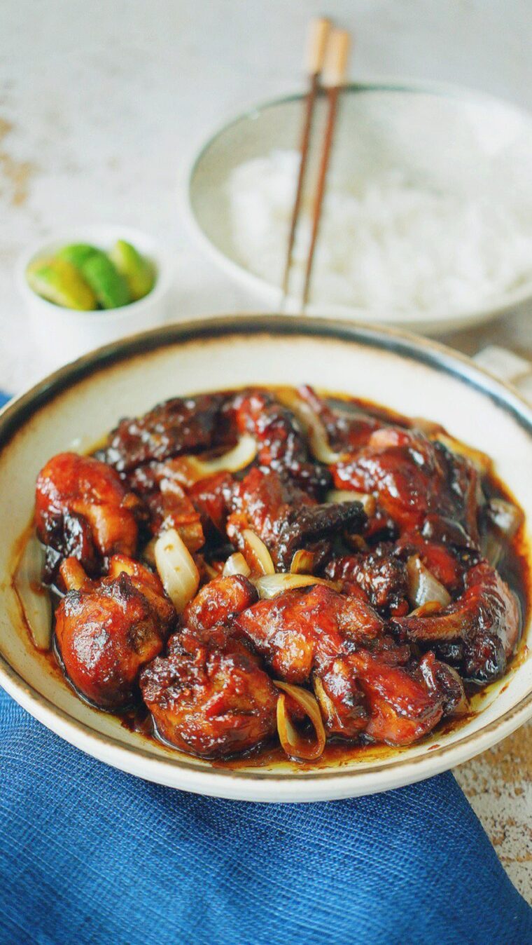Fried Chicken In Butter Sweet Soy Sauce