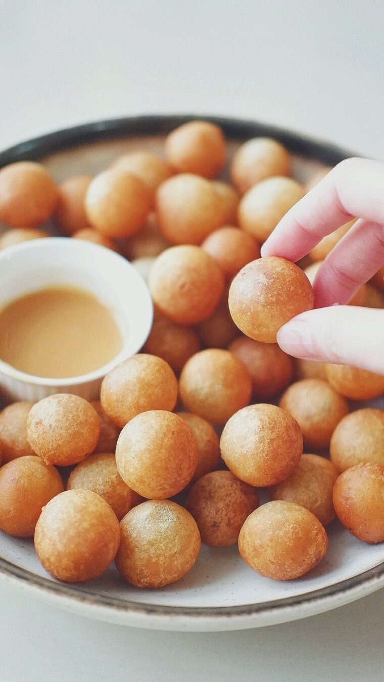 Fried Sweet Potato Balls (Bola Ubi Kopong)