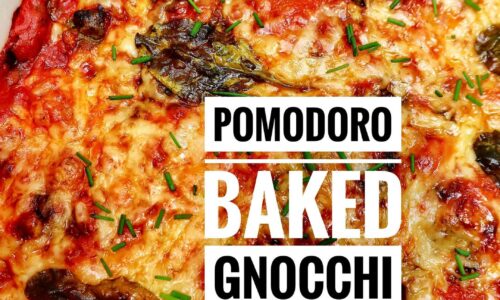 Garlic Pomodoro Baked Gnocchi