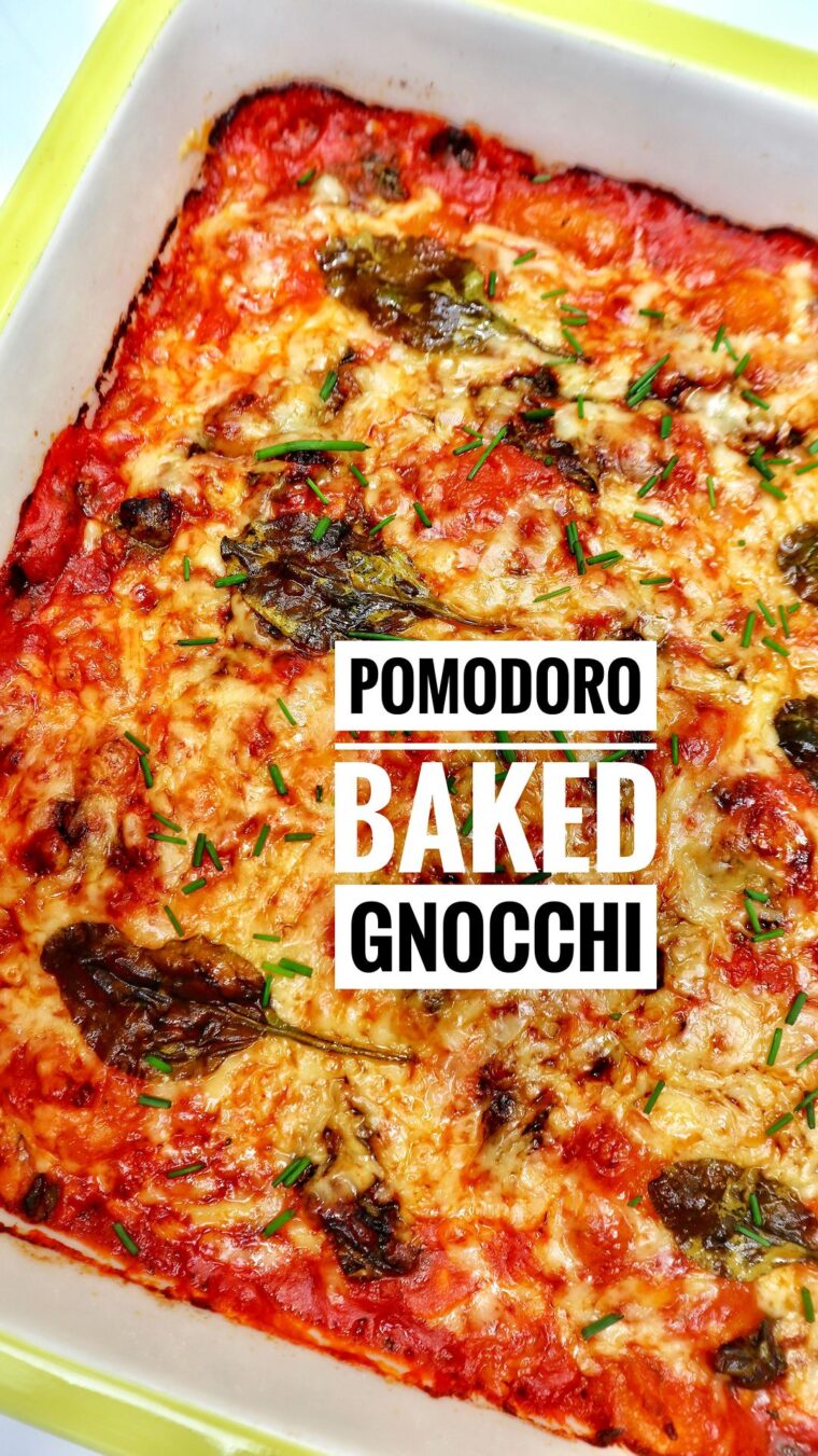 Garlic Pomodoro Baked Gnocchi