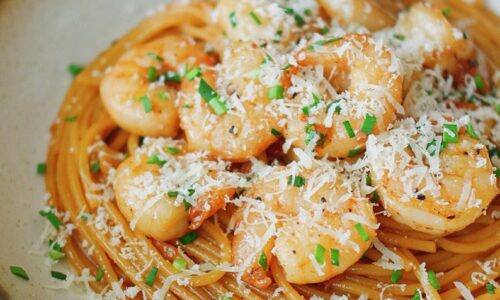 Garlic Shallot Shrimp Pasta - Food Recipes dari Shrimp